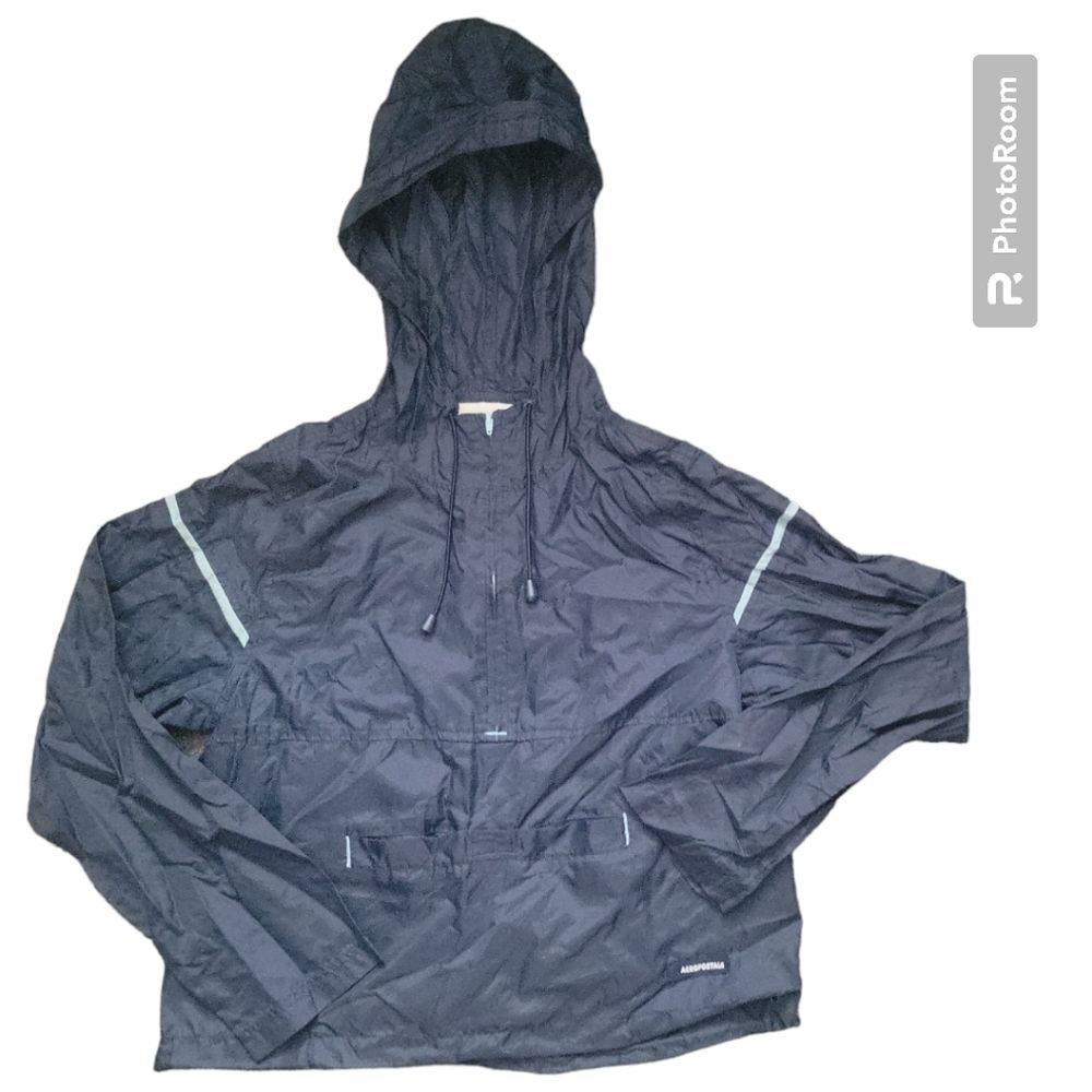 Aeropostale Nylon Pull Over Jacket - L